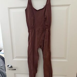 Free People Brown Jumpsuit
